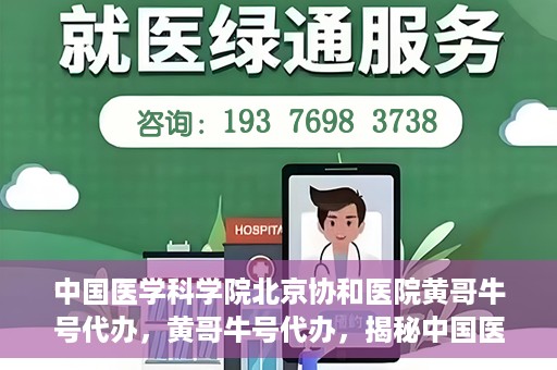 中国医学科学院北京协和医院黄哥牛号代办，黄哥牛号代办，揭秘中国医学科学院北京协和医院背后的故事