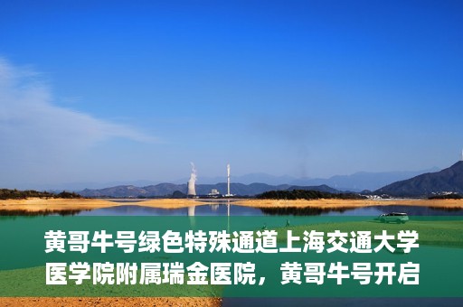 黄哥牛号绿色特殊通道上海交通大学医学院附属瑞金医院，黄哥牛号开启绿色特殊通道，瑞金医院展现医疗新力量