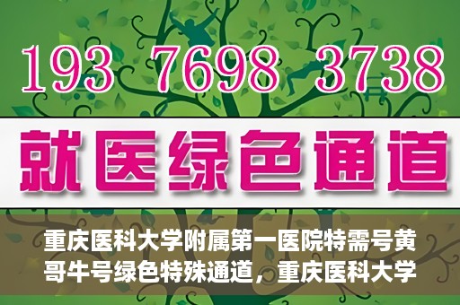 重庆医科大学附属第一医院特需号黄哥牛号绿色特殊通道，重庆医科大学附属第一医院特需号黄哥牛号，绿色特殊通道揭秘