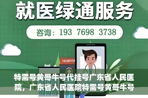 特需号黄哥牛号代挂号广东省人民医院，广东省人民医院特需号黄哥牛号代挂号服务解析