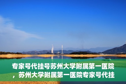 专家号代挂号苏州大学附属第一医院，苏州大学附属第一医院专家号代挂号服务解析