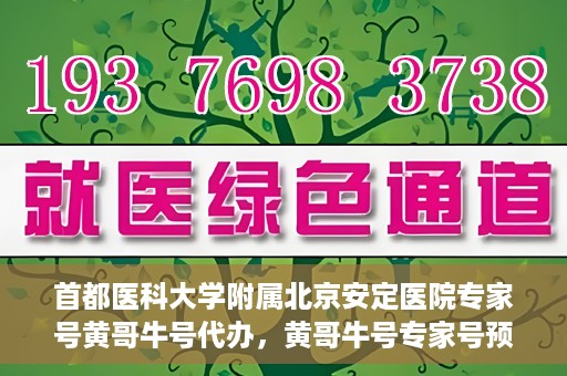 首都医科大学附属北京安定医院专家号黄哥牛号代办，黄哥牛号专家号预约代办服务，北京安定医院权威专家解读心理健康之道