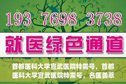 首都医科大学宣武医院特需号，首都医科大学宣武医院特需号，名医荟萃，尊享专业医疗服务