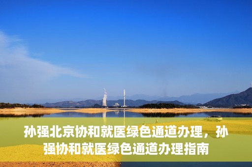 孙强北京协和就医绿色通道办理，孙强协和就医绿色通道办理指南