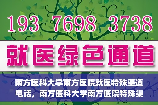 南方医科大学南方医院就医特殊渠道电话，南方医科大学南方医院特殊渠道就医电话详解