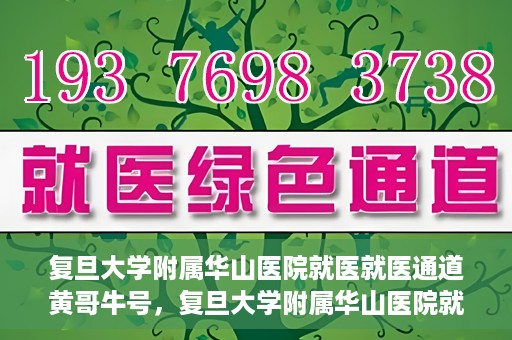 复旦大学附属华山医院就医就医通道黄哥牛号，复旦大学附属华山医院就医通道揭秘，黄哥牛号领航健康之旅