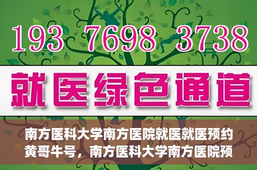 南方医科大学南方医院就医就医预约黄哥牛号，南方医科大学南方医院预约就医攻略，黄哥牛号助您轻松挂号就医