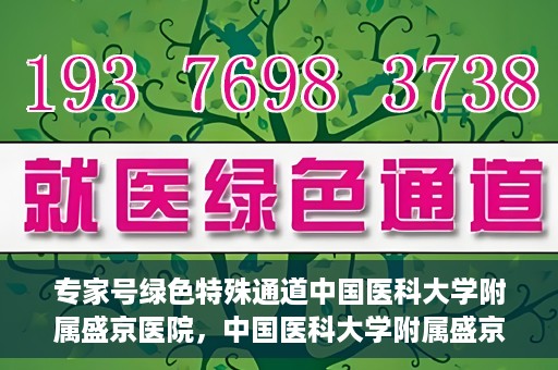 专家号绿色特殊通道中国医科大学附属盛京医院，中国医科大学附属盛京医院专家号绿色特殊通道解析