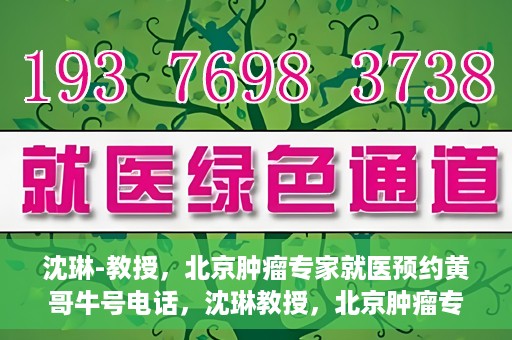 沈琳-教授，北京肿瘤专家就医预约黄哥牛号电话，沈琳教授，北京肿瘤专家预约热线，黄哥牛号电话直达就医通道