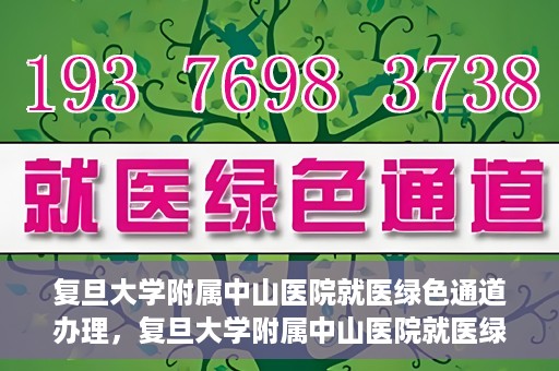复旦大学附属中山医院就医绿色通道办理，复旦大学附属中山医院就医绿色通道办理详解与指南