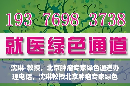 沈琳-教授，北京肿瘤专家绿色通道办理电话，沈琳教授北京肿瘤专家绿色通道联系电话
