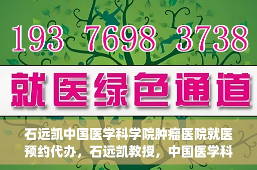 石远凯中国医学科学院肿瘤医院就医预约代办，石远凯教授，中国医学科学院肿瘤医院就医预约指南与代办服务解析