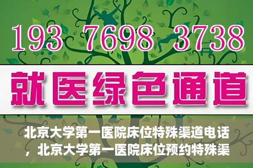 北京大学第一医院床位特殊渠道电话，北京大学第一医院床位预约特殊渠道专线揭秘