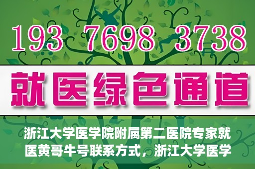 浙江大学医学院附属第二医院专家就医黄哥牛号联系方式，浙江大学医学院附属第二医院专家黄哥牛号就医指南及联系方式揭秘