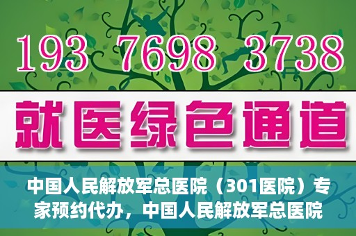 中国人民解放军总医院（301医院）专家预约代办，中国人民解放军总医院（301医院）专家预约代办服务详解