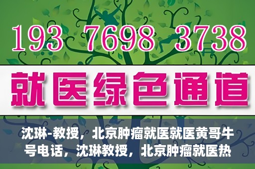 沈琳-教授，北京肿瘤就医就医黄哥牛号电话，沈琳教授，北京肿瘤就医热线黄哥牛号揭秘