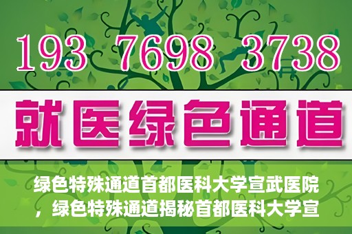 绿色特殊通道首都医科大学宣武医院，绿色特殊通道揭秘首都医科大学宣武医院的独特之处