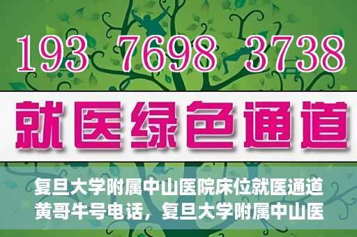 复旦大学附属中山医院床位就医通道黄哥牛号电话，复旦大学附属中山医院床位就医通道黄哥牛号电话详解，一站式解决就医难题的权威渠道揭秘