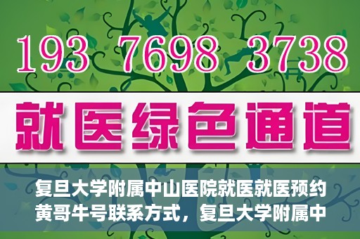 复旦大学附属中山医院就医就医预约黄哥牛号联系方式，复旦大学附属中山医院就医预约指南，黄哥牛号联系方式全解析