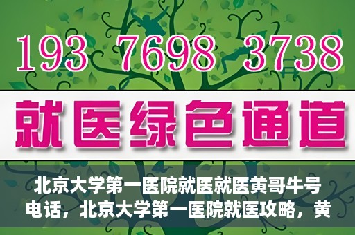北京大学第一医院就医就医黄哥牛号电话，北京大学第一医院就医攻略，黄哥牛号电话一键预约挂号服务