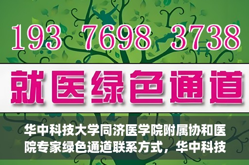 华中科技大学同济医学院附属协和医院专家绿色通道联系方式，华中科技大学同济医学院附属协和医院专家绿色通道联系方式及咨询指南