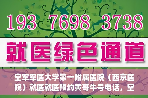 空军军医大学第一附属医院（西京医院）就医就医预约黄哥牛号电话，空军军医大学第一附属医院（西京医院）就医预约指南及黄哥牛号电话咨询热线