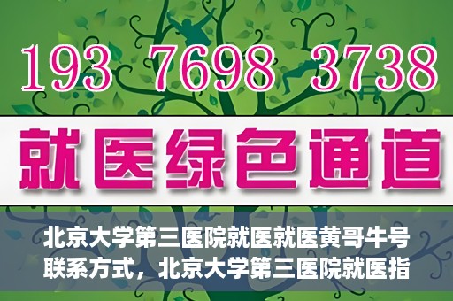 北京大学第三医院就医就医黄哥牛号联系方式，北京大学第三医院就医指南，黄哥牛号联系方式揭秘