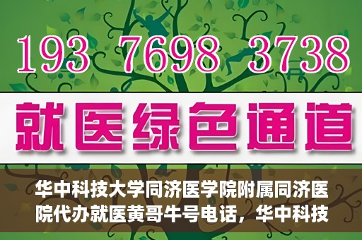 华中科技大学同济医学院附属同济医院代办就医黄哥牛号电话，华中科技大学同济医院黄哥就医咨询热线