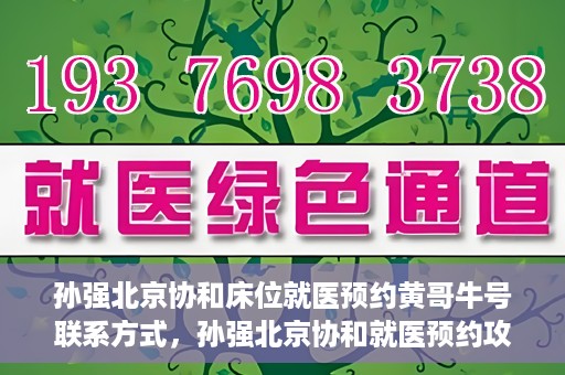 孙强北京协和床位就医预约黄哥牛号联系方式，孙强北京协和就医预约攻略，床位预约、联系方式全解析