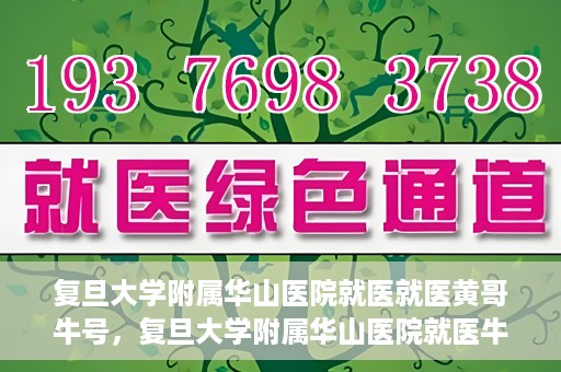 复旦大学附属华山医院就医就医黄哥牛号，复旦大学附属华山医院就医牛号，黄哥的健康守护之路