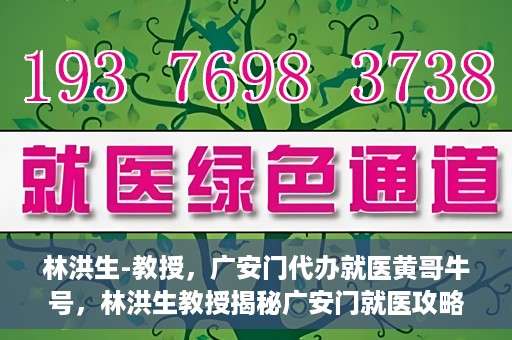 林洪生-教授，广安门代办就医黄哥牛号，林洪生教授揭秘广安门就医攻略，黄哥牛号助您便捷挂号就医