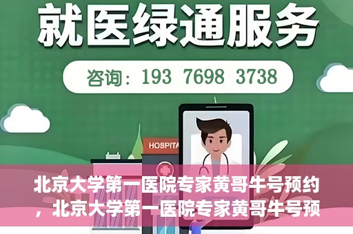 北京大学第一医院专家黄哥牛号预约，北京大学第一医院专家黄哥牛号预约攻略，一站式解决您的健康需求