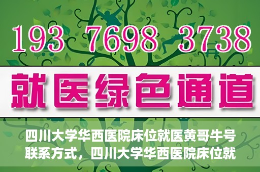 四川大学华西医院床位就医黄哥牛号联系方式，四川大学华西医院床位就医信息揭秘，黄哥牛号联系方式及更多内幕