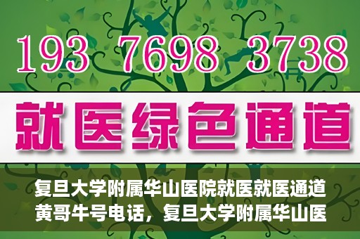 复旦大学附属华山医院就医就医通道黄哥牛号电话，复旦大学附属华山医院就医通道揭秘，黄哥牛号电话一览无余
