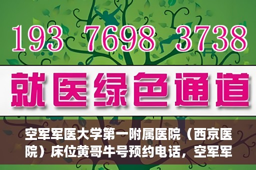 空军军医大学第一附属医院（西京医院）床位黄哥牛号预约电话，空军军医大学第一附属医院（西京医院）床位预约电话及黄哥牛号预约信息揭秘