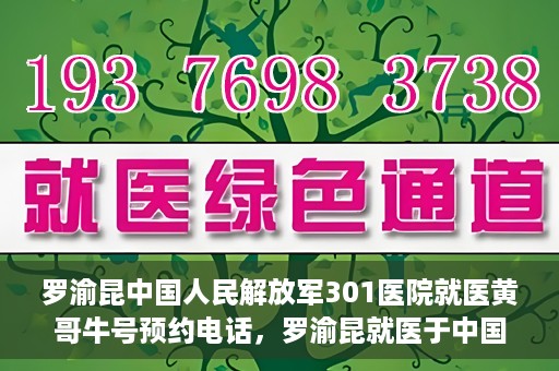 罗渝昆中国人民解放军301医院就医黄哥牛号预约电话，罗渝昆就医于中国人民解放军301医院，预约电话揭秘，黄哥牛号预约专线揭秘