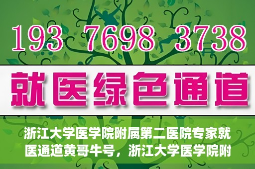 浙江大学医学院附属第二医院专家就医通道黄哥牛号，浙江大学医学院附属第二医院专家就医通道，黄哥牛号助您轻松预约专家号
