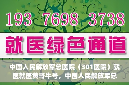 中国人民解放军总医院（301医院）就医就医黄哥牛号，中国人民解放军总医院（301医院）黄哥牛号就医攻略