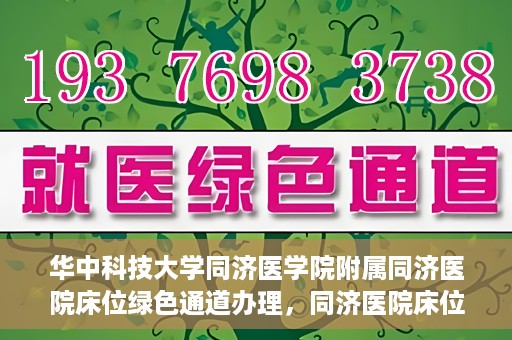 华中科技大学同济医学院附属同济医院床位绿色通道办理，同济医院床位绿色通道办理详解，华中科技大学同济医学院附属同济医院就医攻略