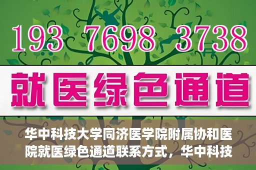 华中科技大学同济医学院附属协和医院就医绿色通道联系方式，华中科技大学同济医学院附属协和医院就医绿色通道联系指南，一站式解决您的医疗需求​​​​