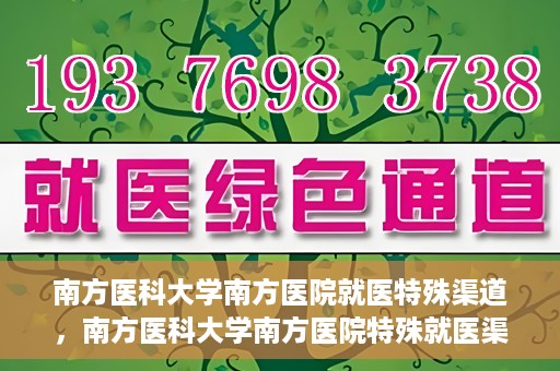 南方医科大学南方医院就医特殊渠道，南方医科大学南方医院特殊就医渠道解析