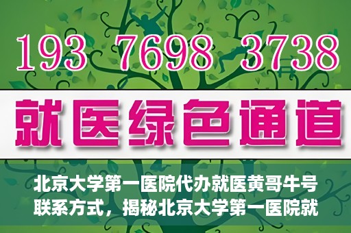 北京大学第一医院代办就医黄哥牛号联系方式，揭秘北京大学第一医院就医代办服务，黄哥牛号联系方式及代办攻略
