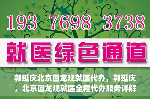 郭延庆北京回龙观就医代办，郭延庆，北京回龙观就医全程代办服务详解