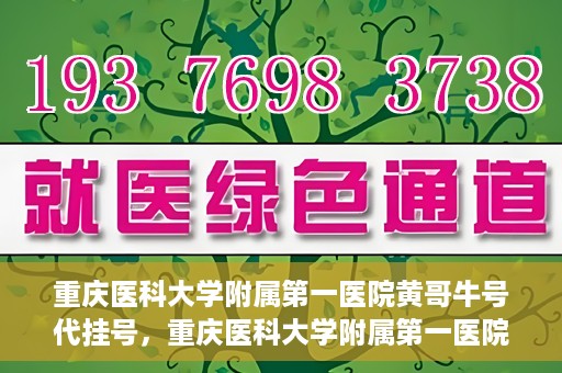 重庆医科大学附属第一医院黄哥牛号代挂号，重庆医科大学附属第一医院黄哥牛号代挂号服务解析