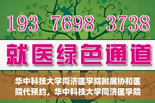 华中科技大学同济医学院附属协和医院代预约，华中科技大学同济医学院附属协和医院便捷代预约服务解析
