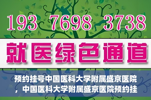 预约挂号中国医科大学附属盛京医院，中国医科大学附属盛京医院预约挂号攻略