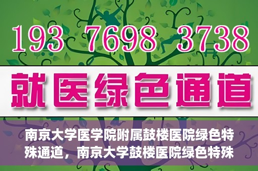 南京大学医学院附属鼓楼医院绿色特殊通道，南京大学鼓楼医院绿色特殊通道，健康守护的新路径