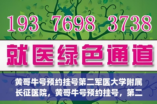 黄哥牛号预约挂号第二军医大学附属长征医院，黄哥牛号预约挂号，第二军医大学附属长征医院就医新体验
