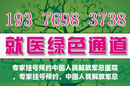 专家挂号预约中国人民解放军总医院，专家挂号预约，中国人民解放军总医院就医攻略