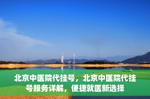 北京中医院代挂号，北京中医院代挂号服务详解，便捷就医新选择